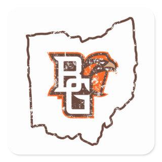 BG State Love Square Sticker