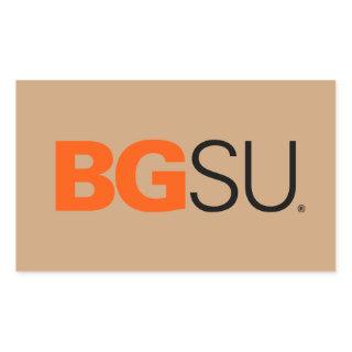 BGSU Institutional Logo Rectangular Sticker