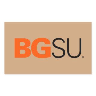 BGSU Institutional Logo Rectangular Sticker