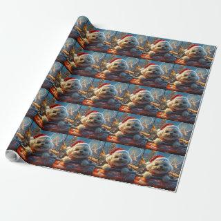 Bichon Frise Dog Roller Coaster Christmas