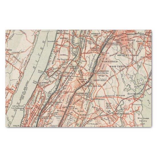 Bicycle Roads in New York and Conneticut 3 Tissue Paper