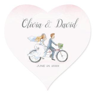 Bicycle Wedding Stickers