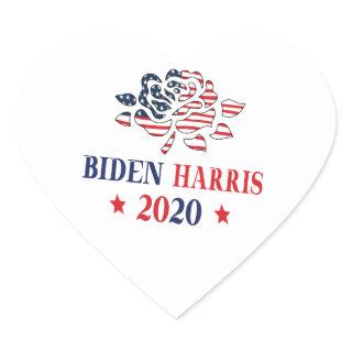 Biden Harris 2020 Heart Sticker