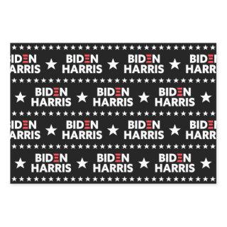 Biden / Harris Stars Pattern Black and White  Sheets