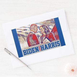 Biden Harris Together 2020 Rectangular Sticker