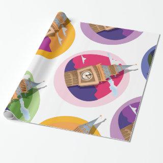 Big Ben Westminster Clock Tower Pattern