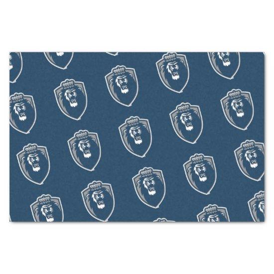 Big Blue Monarchs Shield Tissue Paper