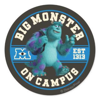 Big Monster on Campus Classic Round Sticker