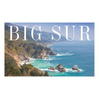 Big Sur California Coast Rectangular Sticker