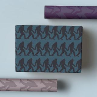 Bigfoot Holding Hands Stripe  Sheets