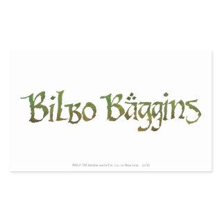 BILBO BAGGINS™ Textured Rectangular Sticker
