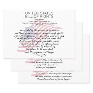 Bill of Rights The Amendments 4th to 6th  Sheets