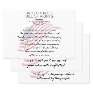 Bill of Rights The Amendments 7th to 9th  Sheets