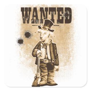 Billy the Kid Square Sticker
