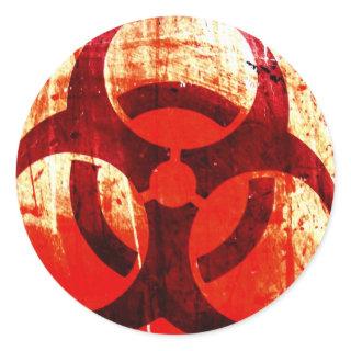 Bio-Hazard Classic Round Sticker