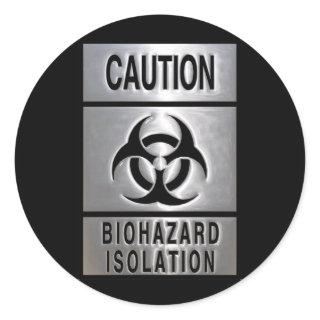 Biohazard Isolation Classic Round Sticker