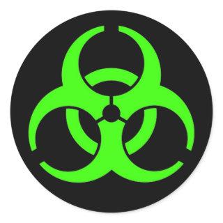 Biohazard Round Stickers