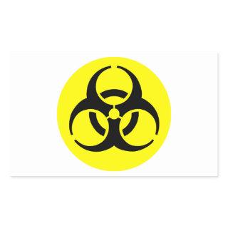 BioHazard Symbol Rectangular Sticker