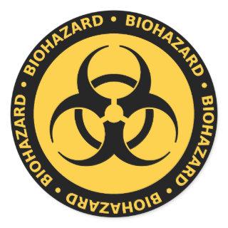 Biohazard Warning Sticker