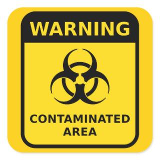 Biohazard Warning Sticker