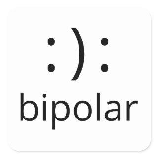 bipolar square sticker