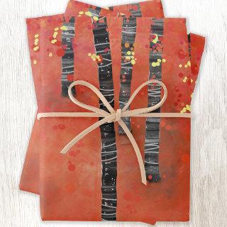 Birch Tree Forest Landscape  Sheets