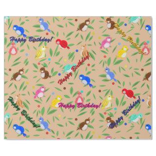 Bird Pattern Birthday
