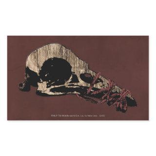 Bird Skull Rectangular Sticker