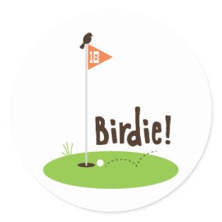 Birdie Classic Round Sticker