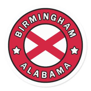 Birmingham Alabama Classic Round Sticker