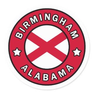 Birmingham Alabama Classic Round Sticker