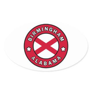 Birmingham Alabama Oval Sticker