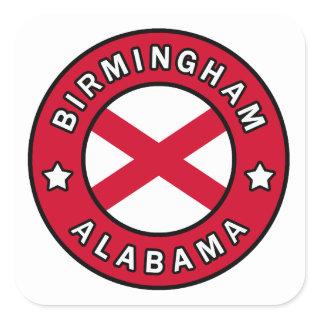 Birmingham Alabama Square Sticker