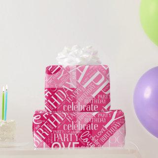 Birthday Add Short Name Color Pink ID274