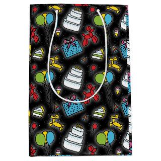 Birthday Balloon Dogs Gift Bag Small Pattern