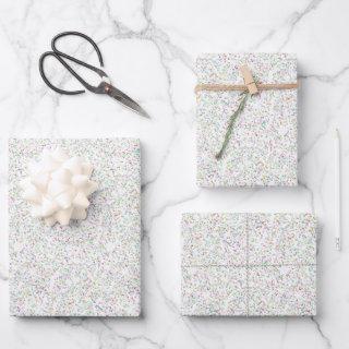 Birthday cake confetti pattern