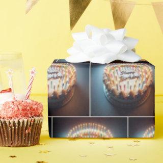 Birthday Cake With Many Candles