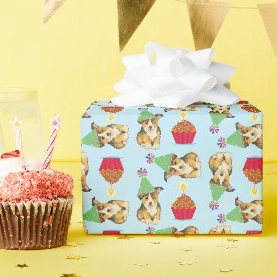 Birthday Cupcake Pembroke Welsh Corgi