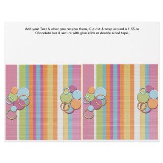 Birthday Custom Candy Bar Wrappers Party favors