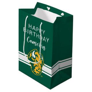 Birthday | North Dakota State Bison Head Medium Gift Bag