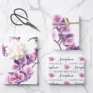 Birthday Orchid  Sheets