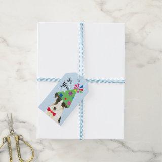 Birthday Party Smooth Fox Terrier Gift Tags