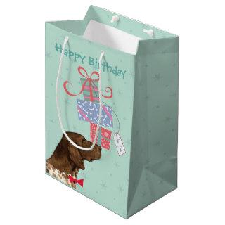 Birthday Presents German Shorthaired Pointer Medium Gift Bag