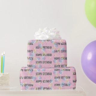Birthday Soap Bubbles On Pink