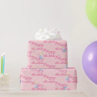 Birthday Soap Bubbles On Pink