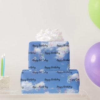 Birthday Soap Bubbles On Sky