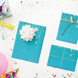 Birthday teal glitter blue sea green sparkle  sheets