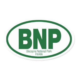 Biscayne National Park Oval Sticker