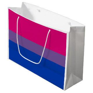 Bisexual Pride Flag Large Gift Bag