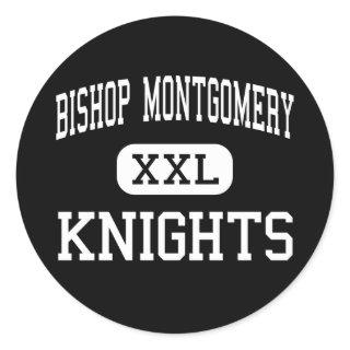 Bishop Montgomery - Knights - High - Torrance Classic Round Sticker